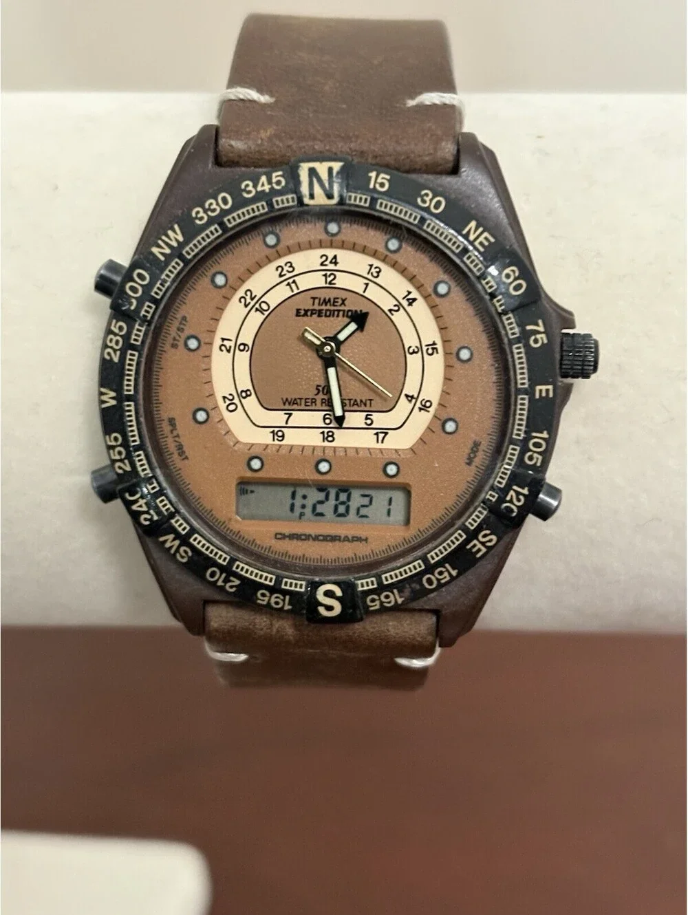 Timex Expedition 83642 Brown Analog/Digital Watch